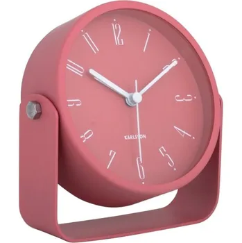 Budík Designový budík 5989RD Karlsson 12cm