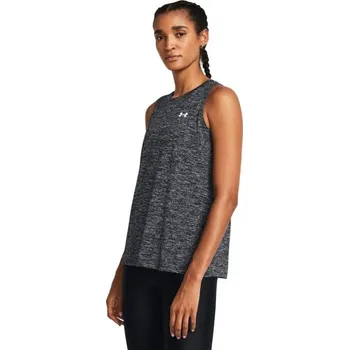 Dámské tričko Dámské tílko Tech Tank Twist Black - Under Armour Velikost: L, Barva: černá
