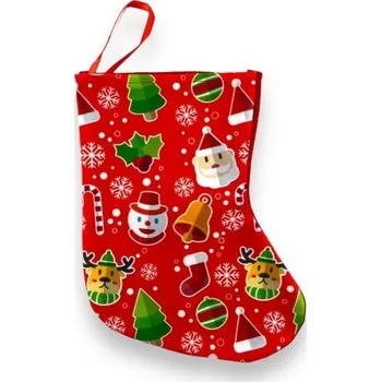 Dárková taška VÁNOČNÍ PUNČOCHA PYTEL KOMÍN BOTY Mikuláš MIKULÁŠSKÁ DÁRKOVÁ TAŠKA