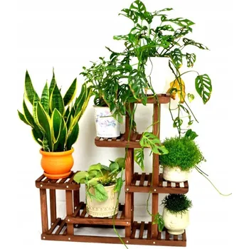 Květináč Držák Na Květináč Dixiestore 73 cm, dřevo