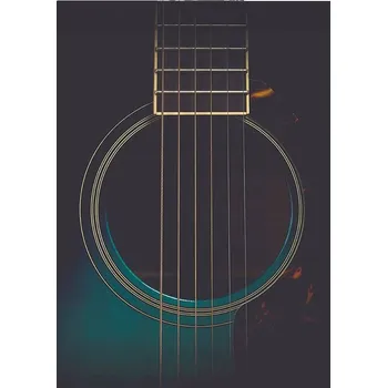Obraz Obraz plakát do obýváku ložnice 30x40 kytara plakáty na zeď bez rámu