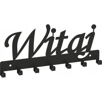 Věšák Šatní ramínko kovový Domer černý