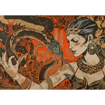 Plakát Plakát Rozhovor s Hadem bez rámu 42 x 29,7 cm