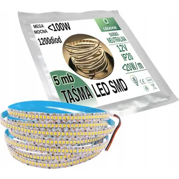 LED páska Mega LED pásek 1200 LED Premium 2835 IP20 5m