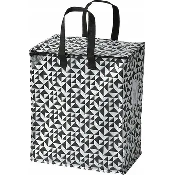 IKEA nákupní taška z polypropylenu s geometrickým vzorem