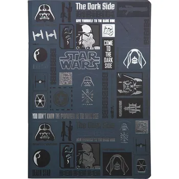 Sešit Sešit A5 s mřížkou CoolPack, 60 listů, motiv DISNEY Star Wars