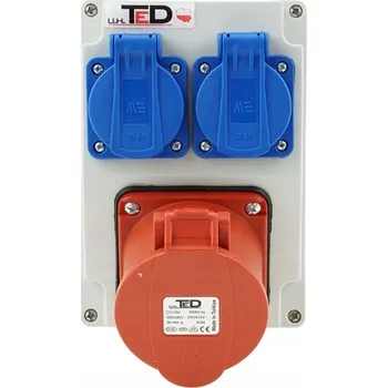 Rozvaděč STAVEBNÍ ROZVADĚČ COMBOPOL SADA 1 X 400V 32A/5P + 2 x 230V IP44