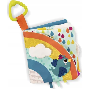 Hračka pro nejmenší Rainbow Sunshine – Senzorická Knížka B.Toys