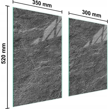 Kuchyňské prkénko Krájecí deska TMK ArtDeko sklo 2 ks