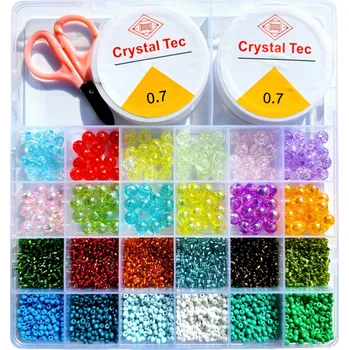 Dětské navlékací korálky SADA KORÁLKŮ NA VÝROBU NÁRAMKŮ písmenka kreativní náramky DP