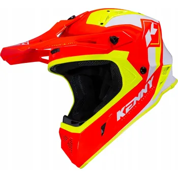 Helma na motorku KENNY PŘILBA TITANIUM NEON YELLOW RED 2023 VELIKOST L