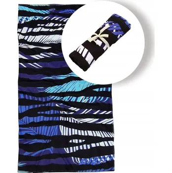 Osuška Velká osuška 80x150 cm s živým potiskem Ręczniki Plażowe ZEBRA