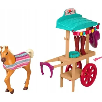 Figurka Mattel Sada figurek Mustang Festival Stánek s