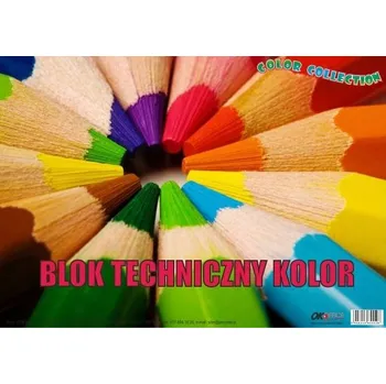 Blok Barevný technický blok A4 OK Office 10 listů