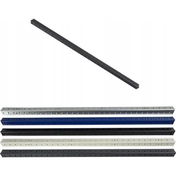 Dílenský regál Kovový skladový regál 90 x 4 x 4 cm