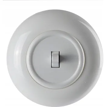 vypínač LOFT BÍLÝ JEDNOPÓLOVÝ VYPÍNAČ JLM 2LT-W1-W