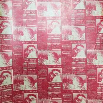 Obraz Balicí papír s motivy Mikulášů na dárky 70cm x 2m, 96m celkem