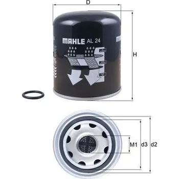 Vysoušecí patrona vzduchu, pneumatický systém MAHLE AL 24