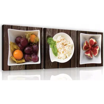 Obraz OBRAZ NA PLÁTNĚ CANVAS 75x25 OVOCE OBČERSTVENÍ