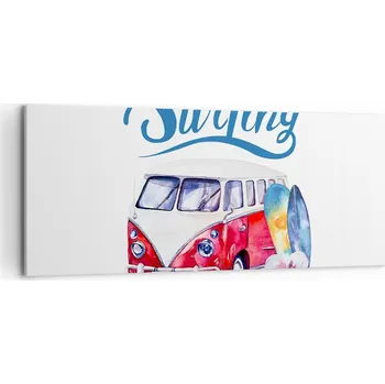 Obraz Foto obraz na plátně canvas 100x40 autobus obývák ložnice na zeď velký