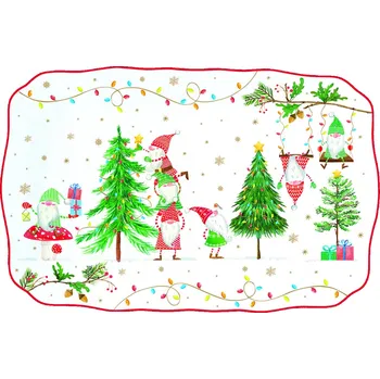 Servírovací tác s vánočním motivem 35 cm. Easy Life