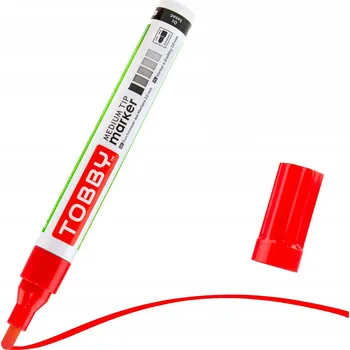 Olejový popisovač ČERVENÝ TOBBY fix