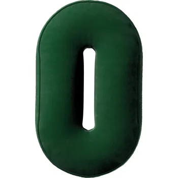 Polštář Polštář s čísly YellowTipi 0 lahvově zeleň