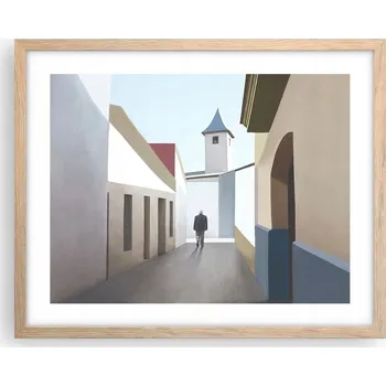 Obraz Plakát ve světlém dubovém rámu 50x40cm Obraz na zeď ARTTOR Moderní Obraz do obývacího pokoje Obraz do ložnice Horizontální Fotoobraz Plakáty na zeď Fotoobrazy v rámu Umělecký tisk Nástěnná dekorace Rámeček Plexisklo rám akrylové sklo Módní Eklektický Indu