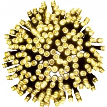 Vánoční dekorace SVĚTELNÝ ŘETĚZ NA VÁNOČNÍ STROMEK VENKOVNÍ VNITŘNÍ 100 LED TEPLÁ BÍLÁ