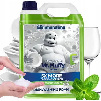 Mycí prostředek Náplň do mycího prostředku na nádobí Glimmerstone mátová 5 l