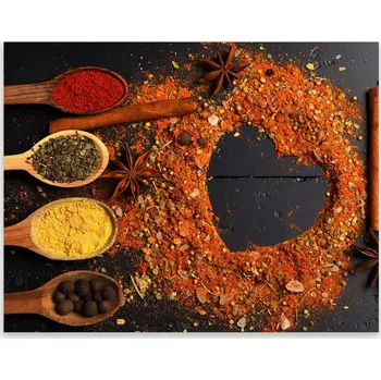 Kuchyňské prkénko Skleněná Ochranná Deska a Krájecí Prkénko | Indukce, Sporák ds-0497