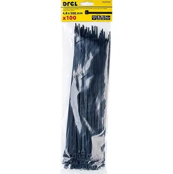 Stahovací páska UPÍNACÍ PÁSKY PÁSKA STAHOVACÍ PÁSKY4,8X300mm 100 Ks