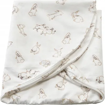 Povlak na polštářek IKEA LEN Potah na polštáře, králíci/bílá, 60x50x18 cm