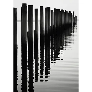 Plakát Plakát Rytmus Vody a Dřeva bez rámu 21 x 29,7 cm