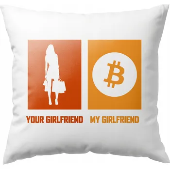Polštář POLŠTÁŘ BITCOINOVÝ BOOM EXKLUZIVNÍ POLŠTÁŘ PRO MLADÉ INVESTORY