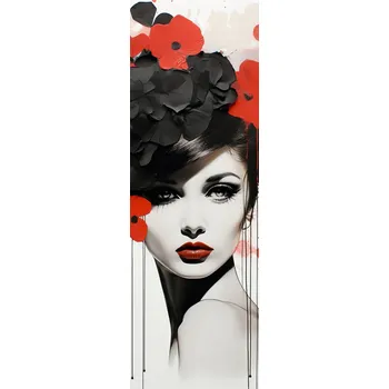 Plakát Plakát Květinová vášeň bez rámu 30,5 x 91,5 cm