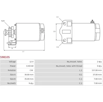 Startér Startér AS-PL S9810S