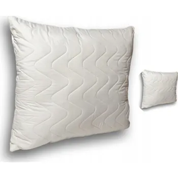 Polštář POLŠTÁŘ PROŠÍVANÁ 45X45CM ECRU NADÝCHANÝ ANTI-ALERGICKÝ -