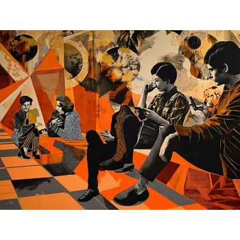 Plakát Plakát Prostor pro dialog bez rámu 80 x 60 cm