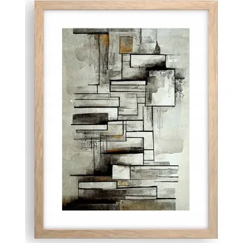 Obraz Obraz plakát v rámu světlý dub do obýváku 30x40 umělecká fotografie na zeď