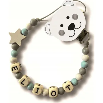 klip na dudlíky Klip na dudlík E-Baby, vícebarevný