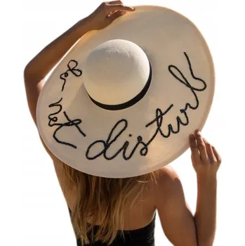 Klobouk Sajbazar slaměný klobouk béžový univerzální velikost