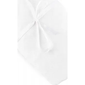 Prostěradlo Nepropustné prostěradlo s gumou bílé Tup Tup, rozměr 60 x 120 cm