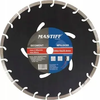 Řezný kotouč Diamantový kotouč Mastiff MFDBSEGW350B 350x25,4 mm