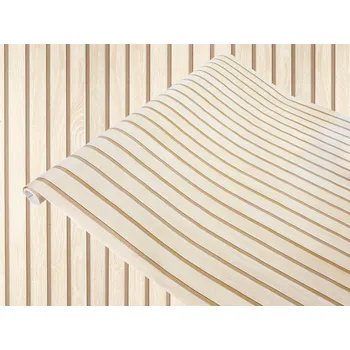 Tapeta Samolepicí dýha Dekorativní nábytková tapeta Lamely Světlé role 45x200 cm