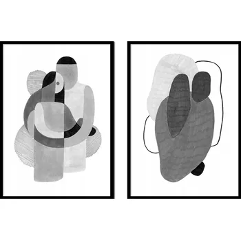 Obraz Obraz plakát v rámu 53x73cm Dyptych Oni P1919