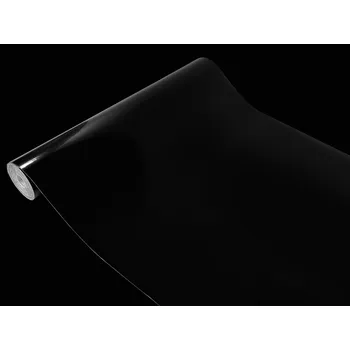 Tapeta Nábytková dekorační fólie Černý lesk Fólie Samolepicí PVC Šířka 45 cm