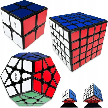 Obraz SADA KOSTEK 2X2 + 5X5 + Megaminx QiYi ORIGINÁLNÍ PROFESIONÁLNÍ KOSTKA
