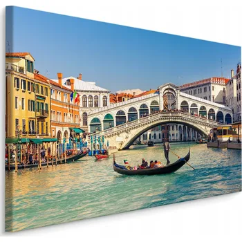 Obraz Obraz do ložnice město Benátky voda most 90x60