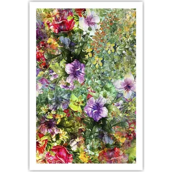 Obraz Obraz plakát do obýváku, ložnice 61x91 květy, plakáty na zeď bez rámu